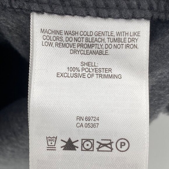 Columbia Black Fleece Full Zip Vest Men’s Size XL - Picture 5 of 7